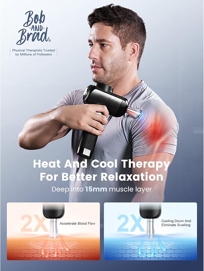 BOB AND BRAD X6 Pro Massage Gun Deep Tissue Percussion