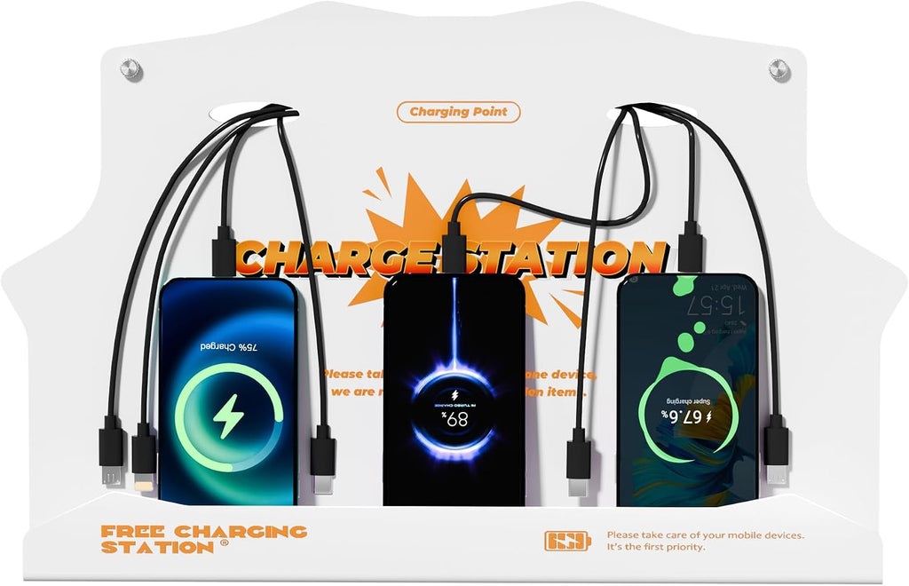 Wall Mounted Cell Phone Charging Station
