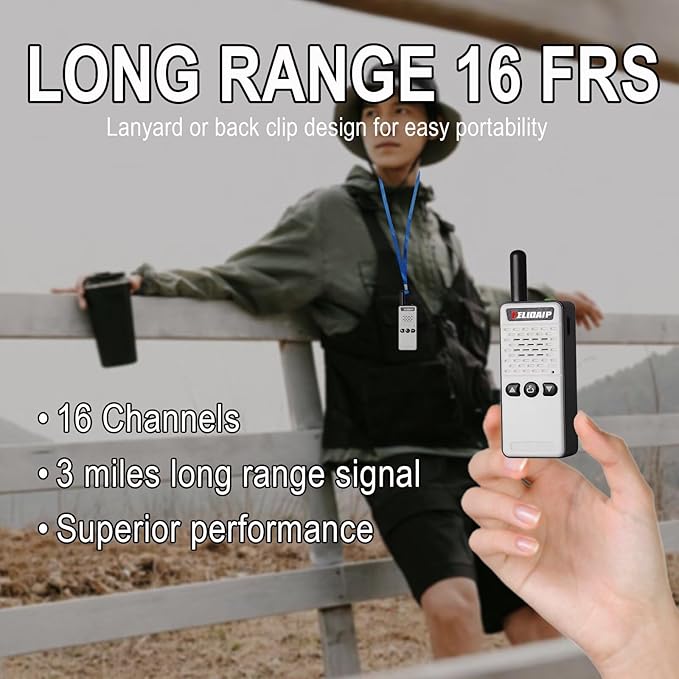 ELIDAIP T-M2 Super Mini Walkie Talkies