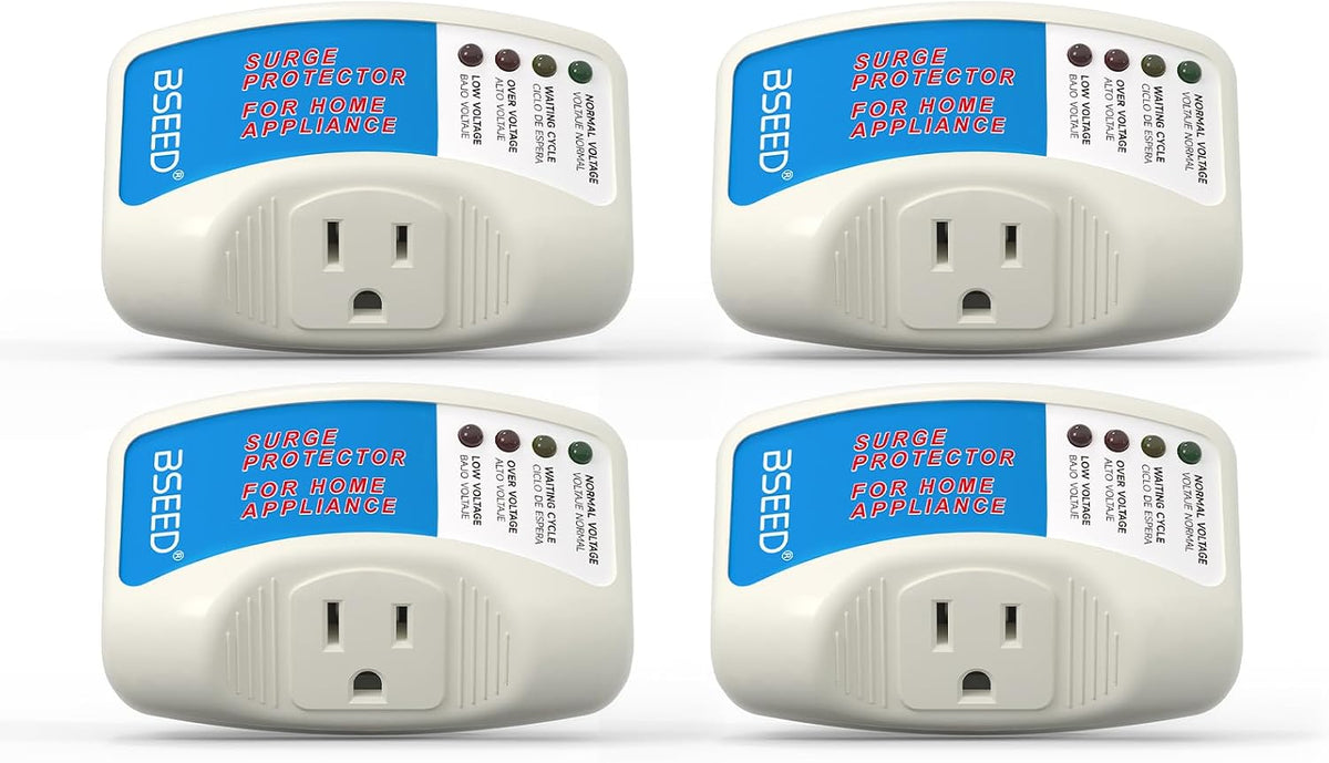 BSEED Voltage Protector, Single Outlet Surge Protector (4 Pack)
