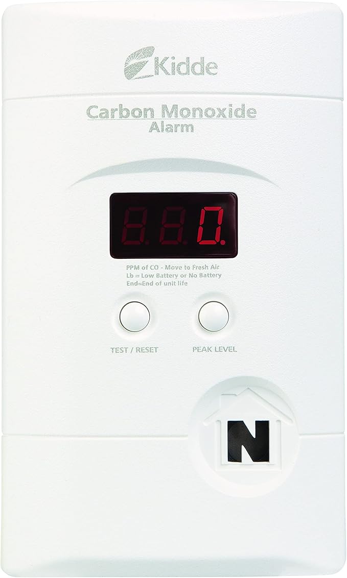 Kidde Carbon Monoxide Detector, Plug In Wall