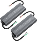 EMITEVER Triac Dimmable LED Driver, 2 Packs 150W Power Supply, AC 120V to DC