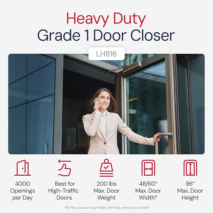 Lawrence Heavy Duty Door Closer Commercial Grade 1