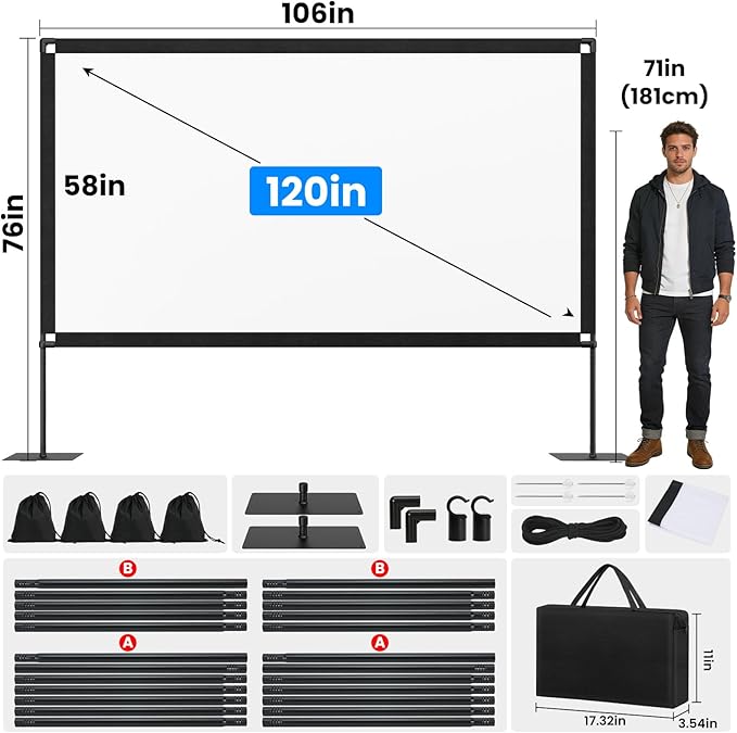 120inch Outdoor Projector Screen