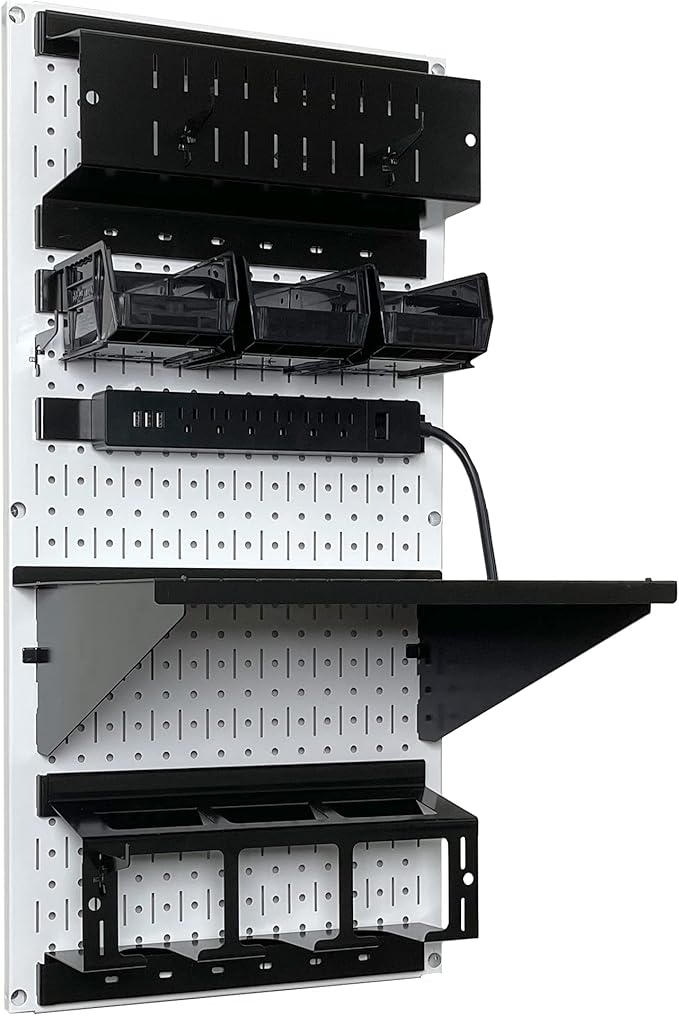 Wall Control Power Tool Storage Organizer Kit Cordless Drill Holder Charging