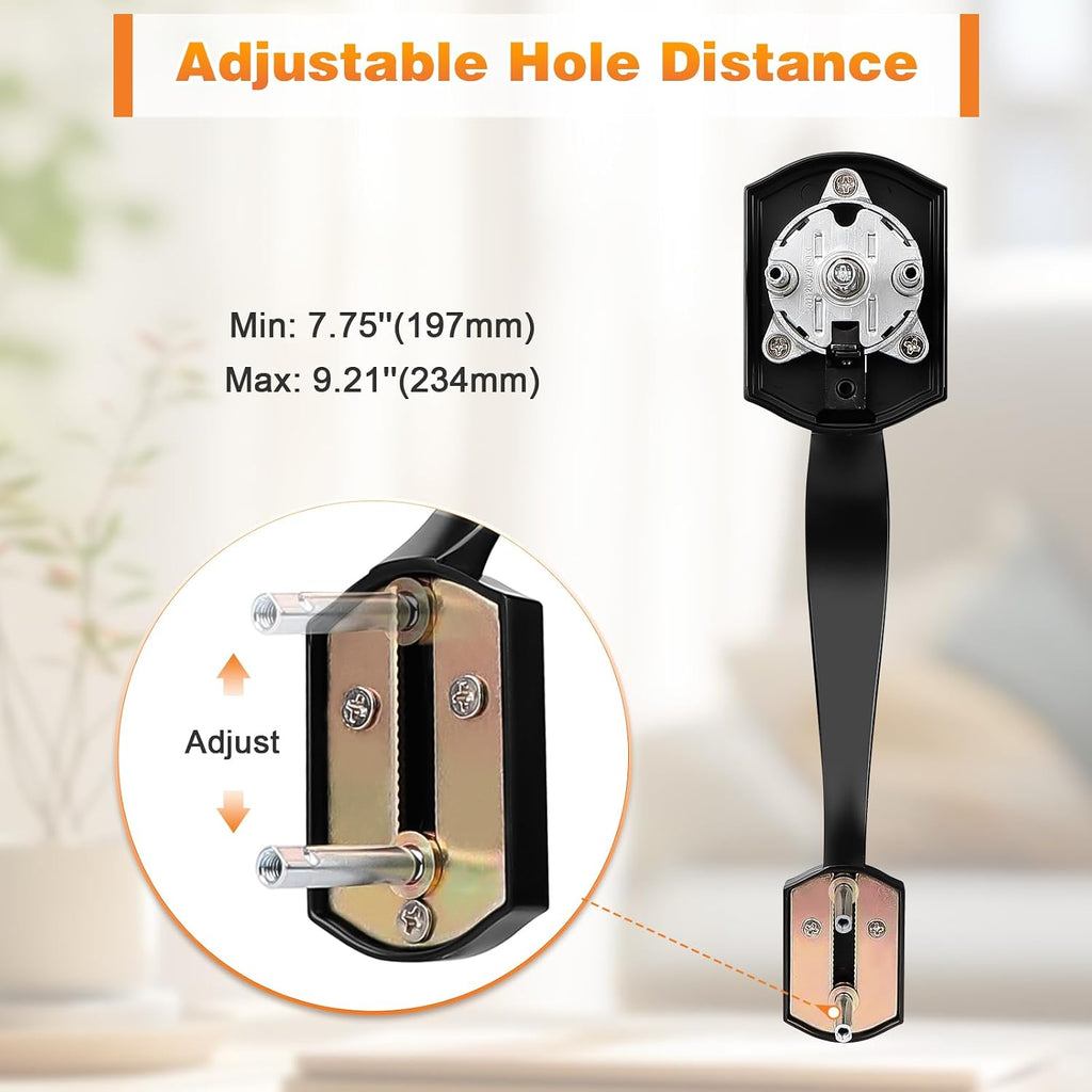 Probrico Smart Keyless Entry Door Lock Smart Locks for Front Door, Keypad Door Lock with Handle Fingerprint Deadbolt with Handle
