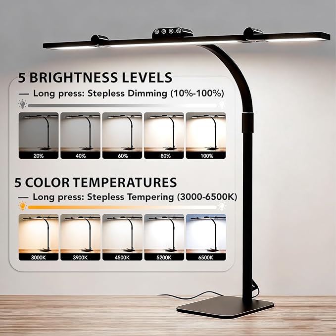 Galnolt LED Desk Lamp for Home Office