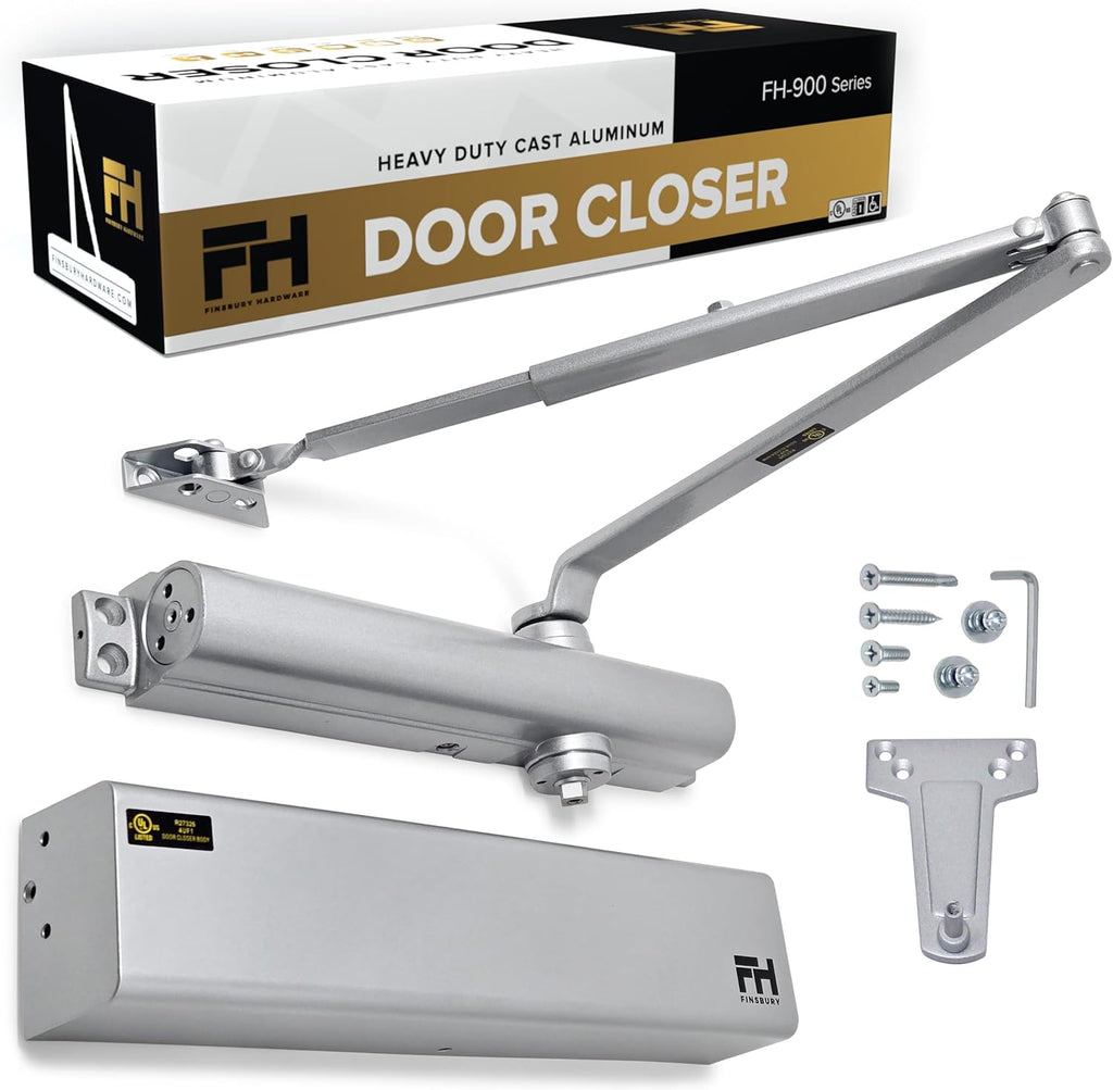 Finsbury Commercial Door Closer Automatic Heavy Duty High Traffic Adjustable