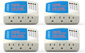 BSEED Surge Protector for Home Appliance 3 Outlet Surge Protector for (4 Pack)
