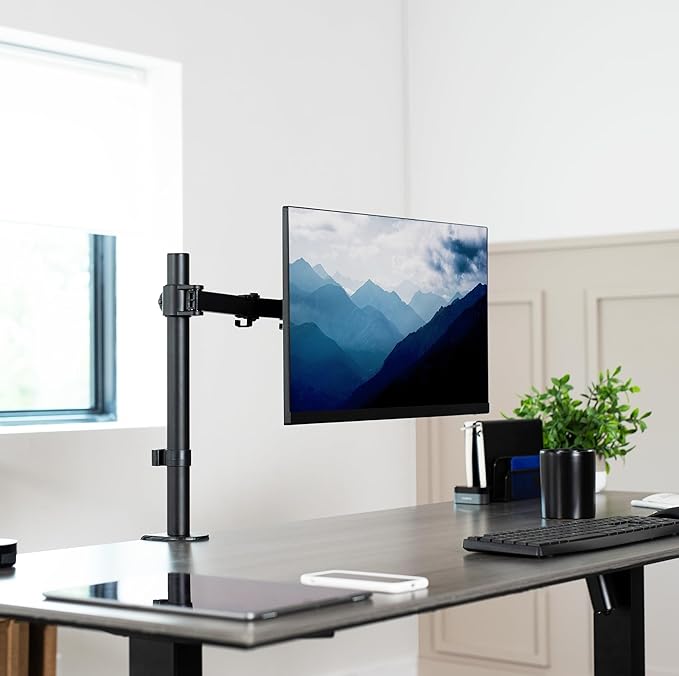 VIVO Single 13 to 38 inch Ultrawide Monitor Arm Desk Mount, Regular Screens up