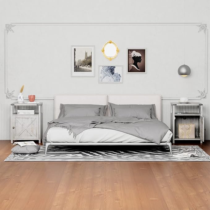 HOSEOKA Farmhouse Nightstand