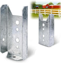 LukLoy 40 Pack 2x4 Brackets for Wood Rail(Screws Not Included)