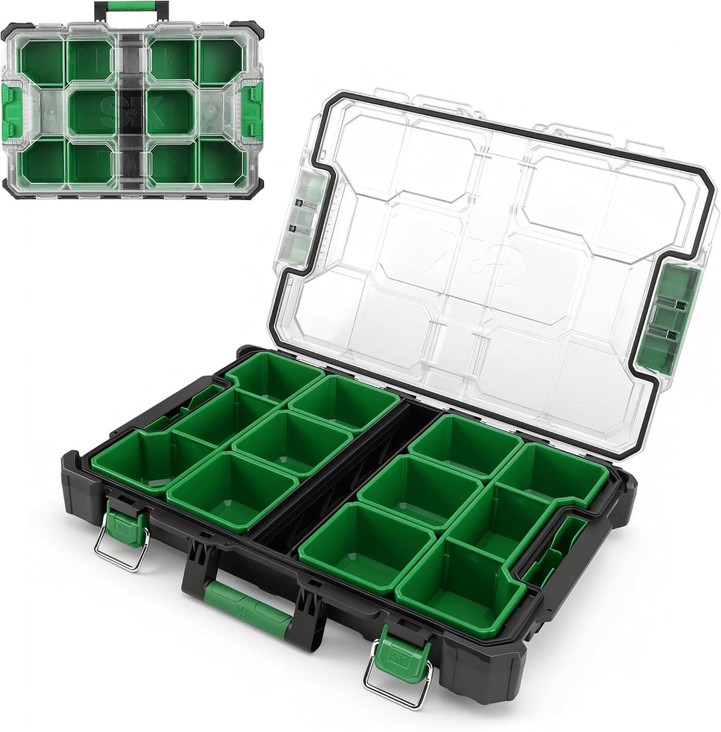 SK 20.5-Inch Small Part Organizer, Portable Tool Box Organizer, IP65