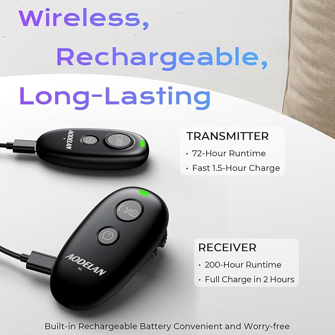 Upgraded USB-C Rechargeable Wireless Camera Remote Control Shutter Release –