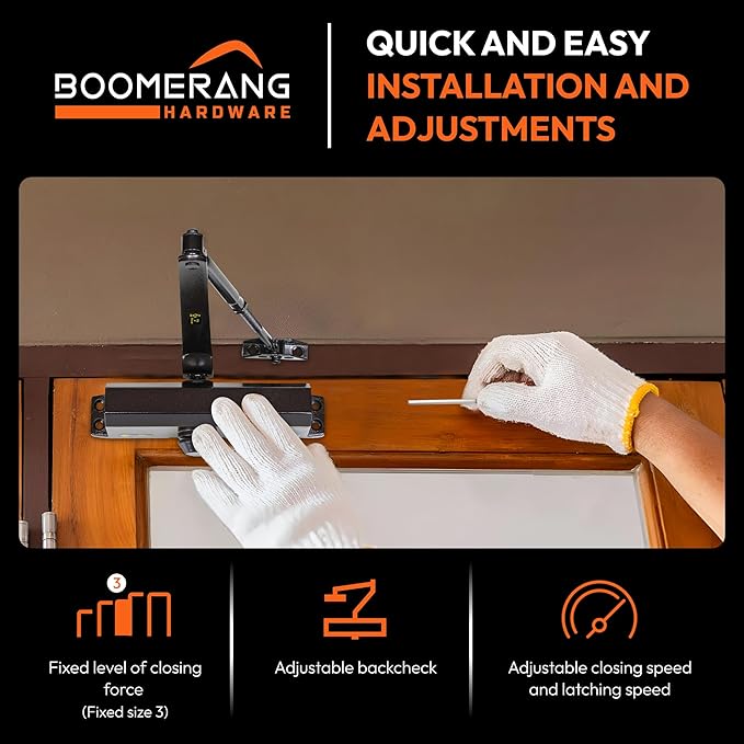 Boomerang Medium Duty Automatic Commercial Door Closer