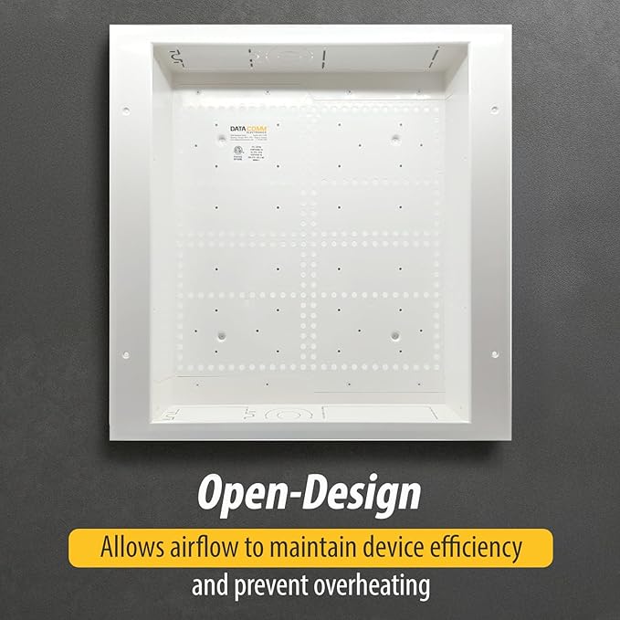 DataComm Electronics 45-8017-1 Multi-Functional Recessed Media Box