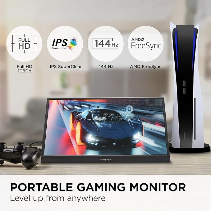 ViewSonic VX1654 16 Inch 1080p IPS Portable Gaming Monitor