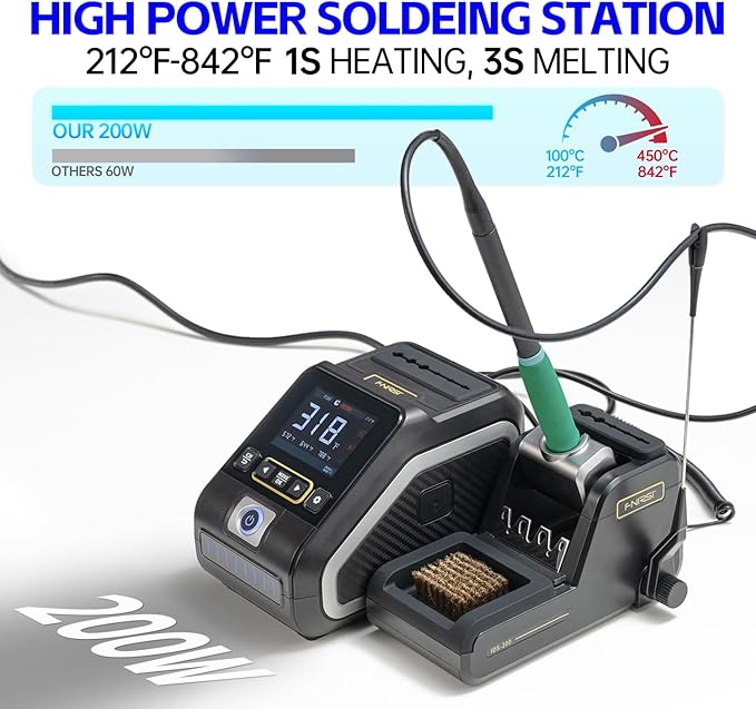 FNIRSI DWS-200 200W 210 Precision Digital Soldering Station Kit