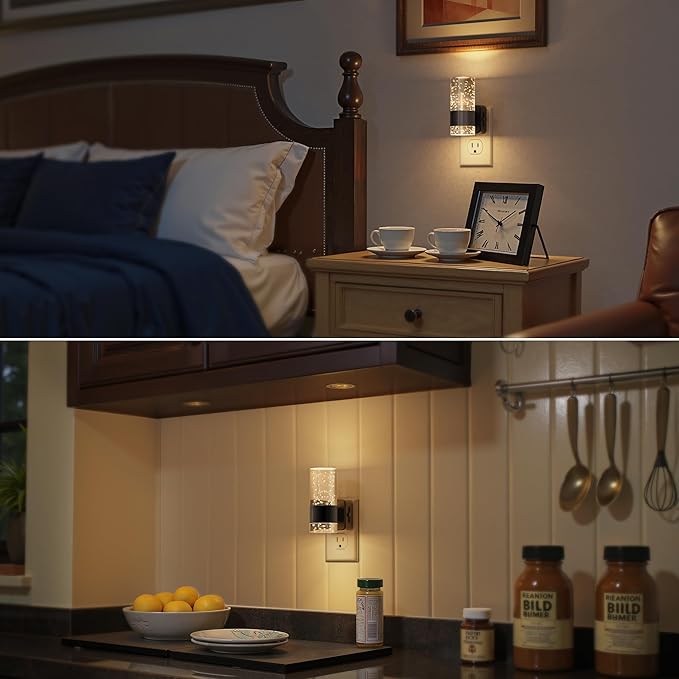 Briignite Night Light, Dimmable Night Lights Plug into Wall, LED Night Light