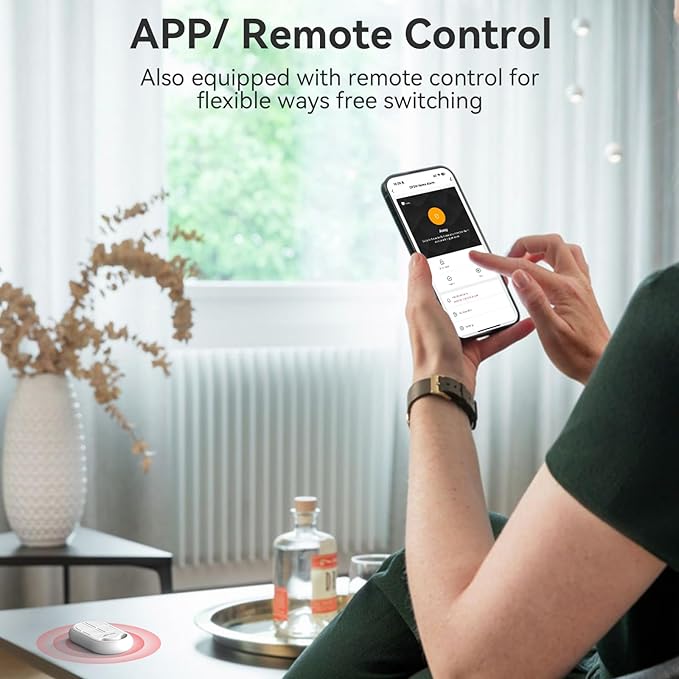 CPVAN WiFi Motion Sensor Alarm, 125dB Wireless Smart PIR Motion Detector Alarm
