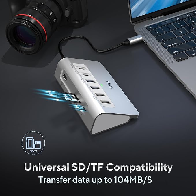 P9 USB C Docking Station, intpw 9-in-1 USB C Hub