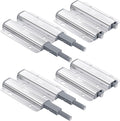 Jiayi Push Catch Metal Heavy Duty 4 Pack Double Push to Open Door Latch Touch
