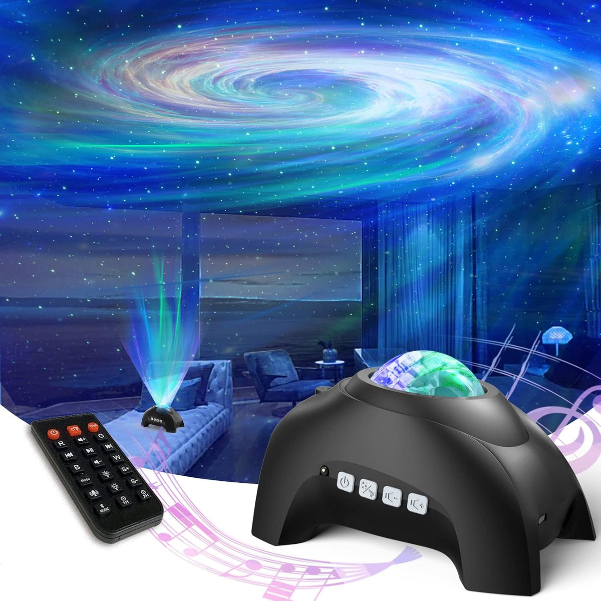 AIRIVO Star Projector, Galaxy Light Projector, Night Light Projector & Music