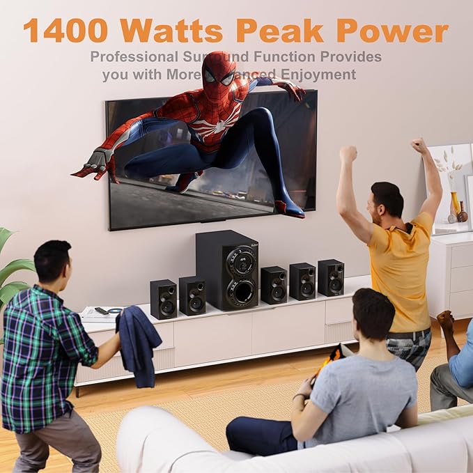 Bobtot Home Theater Sound System 5.1 Surround Sound Systems