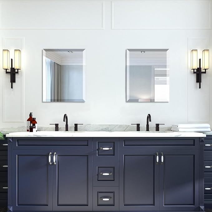Mirrorons Beveled Mirror, Bathroom Mirrors