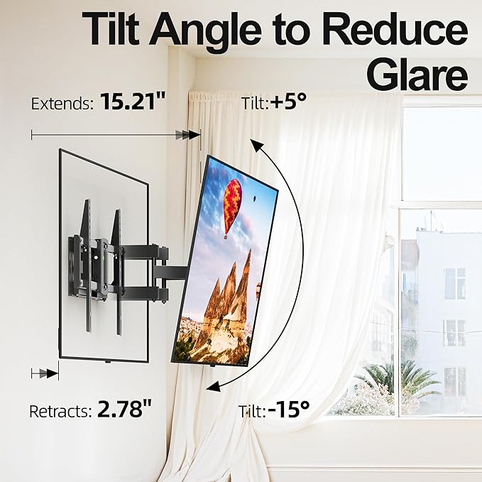 Full Motion Mount, USX MOUNT UL Listed TV Wall Mount