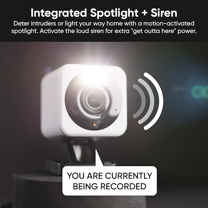 WYZE Cam v4, 2.5K AI Security Camera, Indoor/Outdoor Cameras (2 Pack)