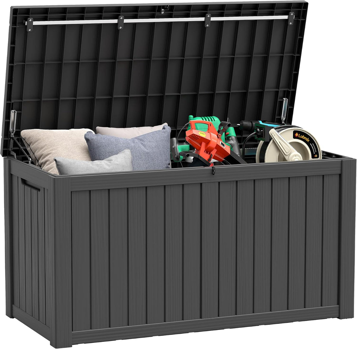 NUNU LAB 180 Gallon Outdoor Storage Box Waterproof, Outside Package Delivery