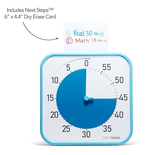 Time Timer Original 12" Visual Countdown Timer – Large 60-Minute Silent