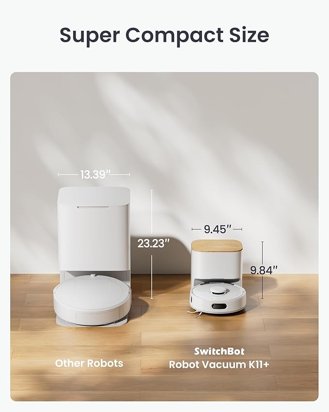 SwitchBot K11+ Robot Vacuum & Mop