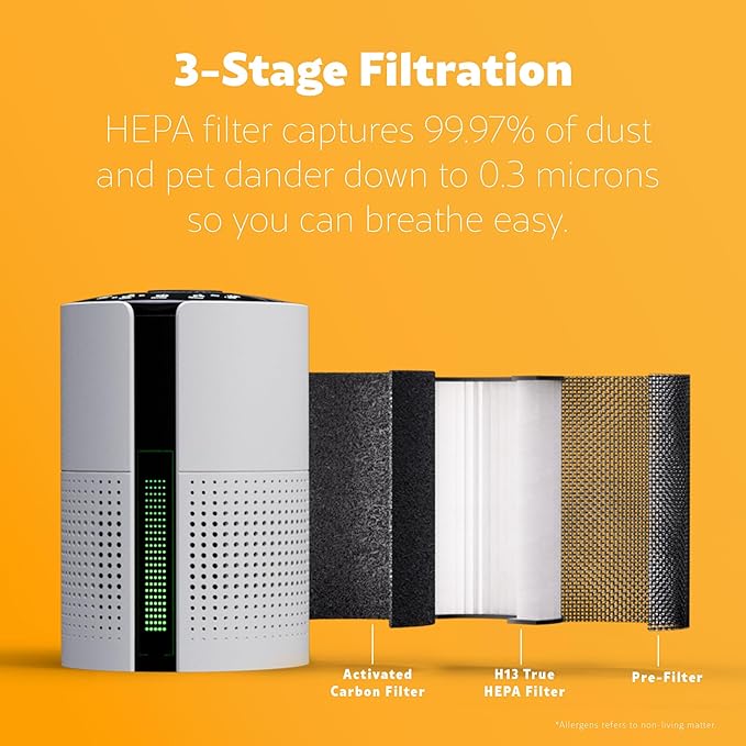 Kenmore PM1010 Air Purifiers for Bedroom Up to 348 Sq.Foot