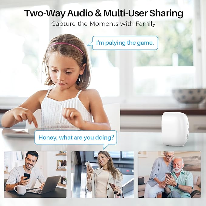 MaxiViz Security Cameras Wireless Outdoor, Battery Powered Cameras (4 Pack)