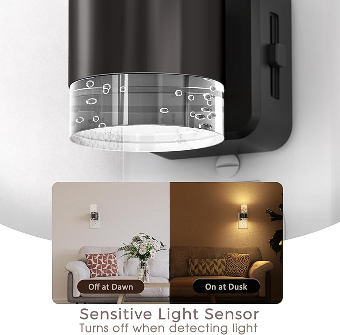 Briignite Night Light, Dimmable Night Lights Plug into Wall, LED Night Light