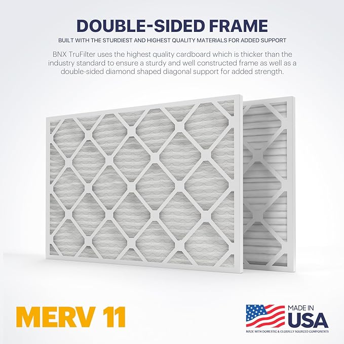 BNX TruFilter 10x30x1 Air Filter MERV 11 (4-Pack)