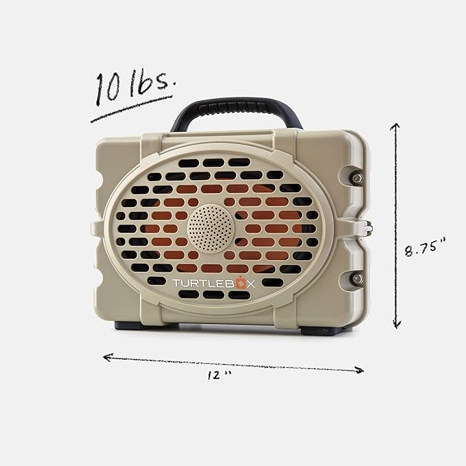 Turtlebox Original Gen 3: Portable Outdoor Bluetooth Speaker – Ultra-Loud