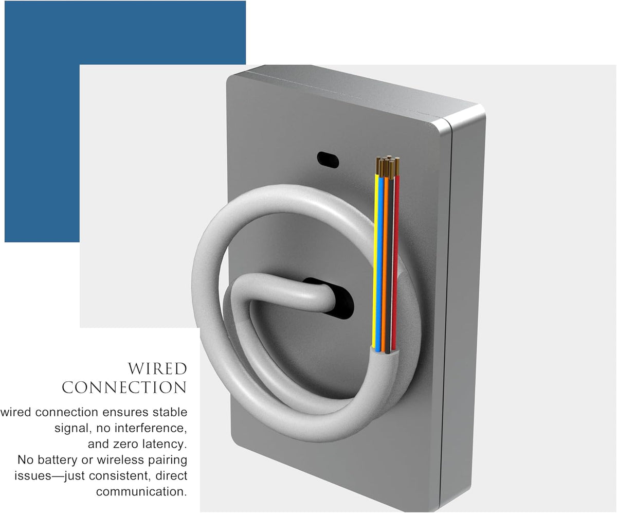 blütezeit wired gate opener keypad with 2 rfid, close-up detail