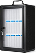 Amylove 24 Slots Cell Phone Locker Storage Box for Classroom, Graphite Gray