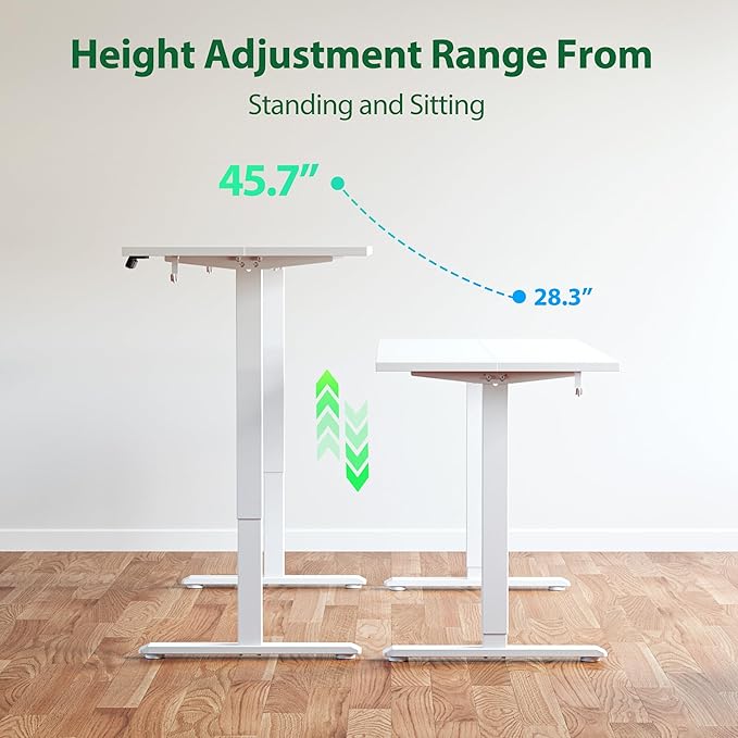 Agilestic Electric Standing Desk, Extra Large 71 x 31.5 Inches Height