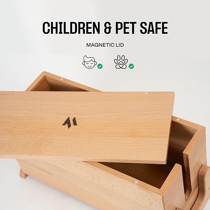 Extra Large Cable Management Box, Wood Cord Hider Box & Organizer