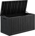 KAMABOKO 100 Gallon Outdoor Storage Box Waterproof Deck Box for Patio