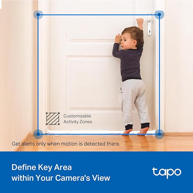 Tapo 2K Indoor/Outdoor Pan/Tilt Wired Security Camera (2-Pack)