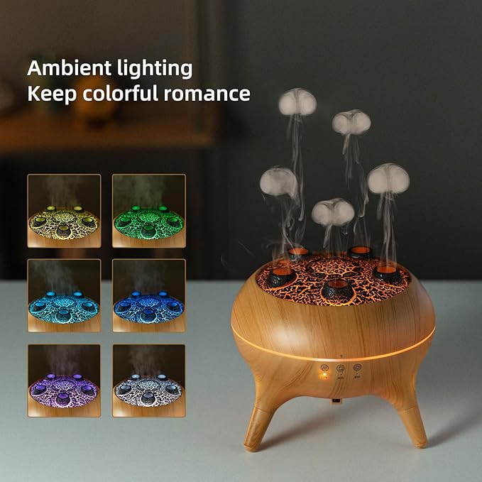 Essential Oil Diffuser 250ML, Jellyfish Diffuser Air Humidifiers Sound Pickup