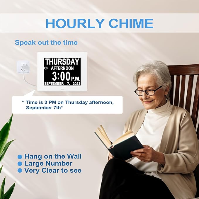 【New 2024】 Digital Calendar Alarm Day Clock -