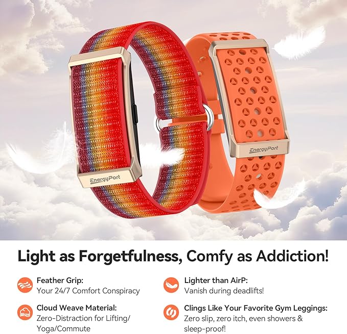 EnergyPort Fitness Tracker, Wearable Health Smart Bracelet Band