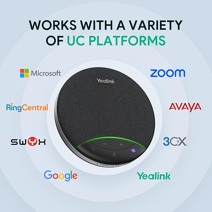 Yealink Sp92 Conference Speaker and Microphone Teams Certified Mic