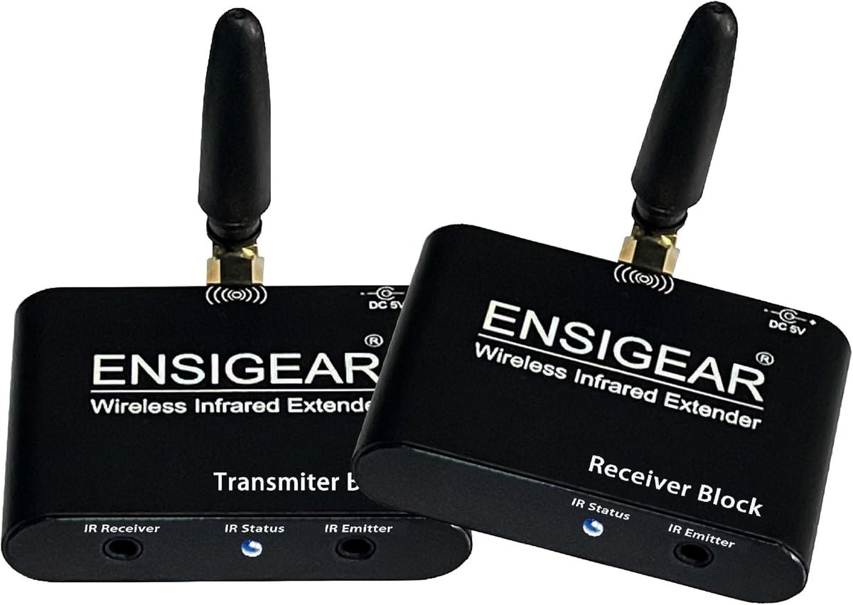 ENSIGEAR Wireless IR Repeater Kit, Infrared Remote Control Extender, Infrared